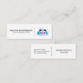 Architecturale Bouwwoning met Tuin Mini Visitekaartje (Voorkant / Achterkant)