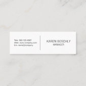 Architecturale Bouwwoning met Tuin Mini Visitekaartje (Achterkant)