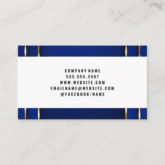 Architecturale constructie Home Visitekaartje (Achterkant)