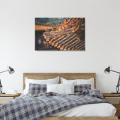 Architecturale details in de Verboden Stad, Canvas Afdruk (Insitu (Slaapkamer))