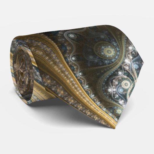 Architecturale fractal Stropdas (Opgerold)