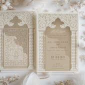  architecturale kanten bruiloft uitnodiging