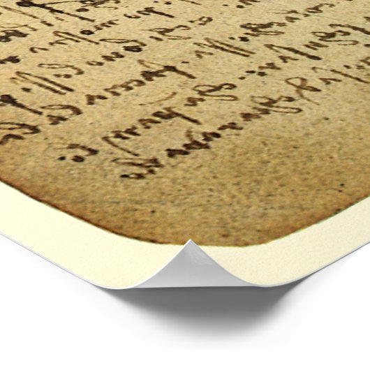 Architecturale kathedraal onderzoek door Leonardo  Poster (Hoek)