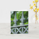 Architecturale Omheining foto notitiekaarten (Gele Bloem)