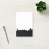 Architecturale pictogrammen van Chicago in Silhoue Post-it® Notes (Kantoor)