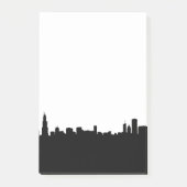 Architecturale pictogrammen van Chicago in Silhoue Post-it® Notes (Voorkant)