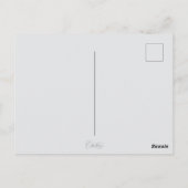 Architecturale portaalschets briefkaart (Achterkant)