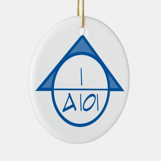 Architecturale referentiesymbool Ornament (blauw) (Rechts)