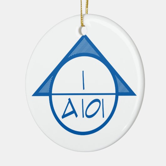 Architecturale referentiesymbool Ornament (blauw) (Links)