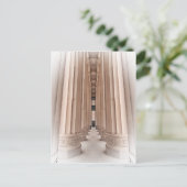 Architecturale route van pijlers briefkaart (Staand voorkant)