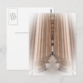 Architecturale route van pijlers briefkaart (Voorkant / Achterkant)