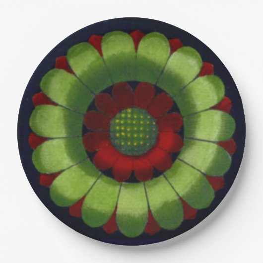 Architecturale rozet nr. 2 papieren bordje (Voorkant)