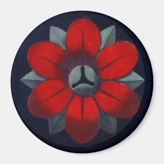 Architecturale rozet nr. 3 magneet (Voorkant)