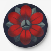 Architecturale rozet nr. 3 papieren bordje (Voorkant)