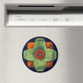 Architecturale rozet nr. 4 magneet (Insitu (Vaatwasser))