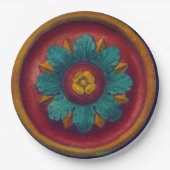 Architecturale rozet nr. 5 papieren bordje (Voorkant)