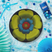 Architecturale rozet nr. 6 papieren bordje (Feest)