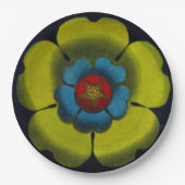 Architecturale rozet nr. 6 papieren bordje (Voorkant)