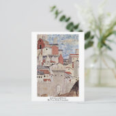 Architecturale scène. Door Piero Della Francesca Briefkaart (Staand voorkant)