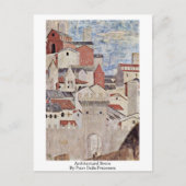 Architecturale scène. Door Piero Della Francesca Briefkaart (Voorkant)