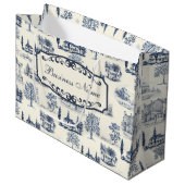 Architecturale Toile Onroerend Goed Groot Cadeauzakje (Voorkant Gekanteld)