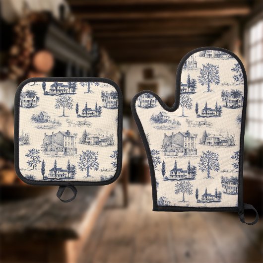Architecturale toile ovenwant & pannenlap set