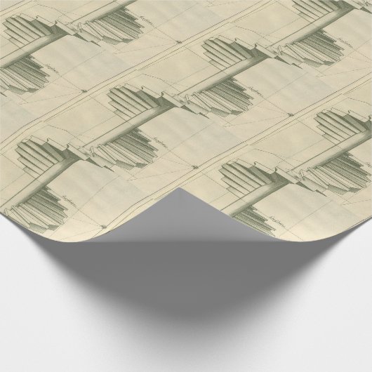 architecturale trappen, werveltrap cadeaupapier (Hoek)