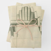  architecturale trappen, werveltrap inpakpapier vel (In situ)