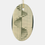  architecturale trappen, werveltrap keramisch ornament (Rechts)