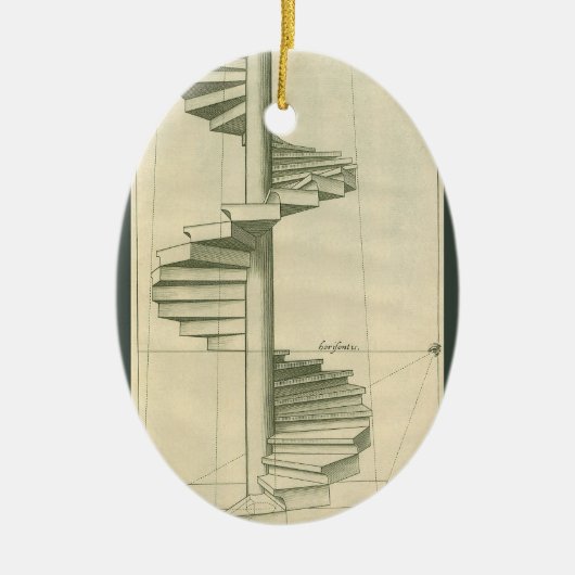  architecturale trappen, werveltrap keramisch ornament (Voorkant)