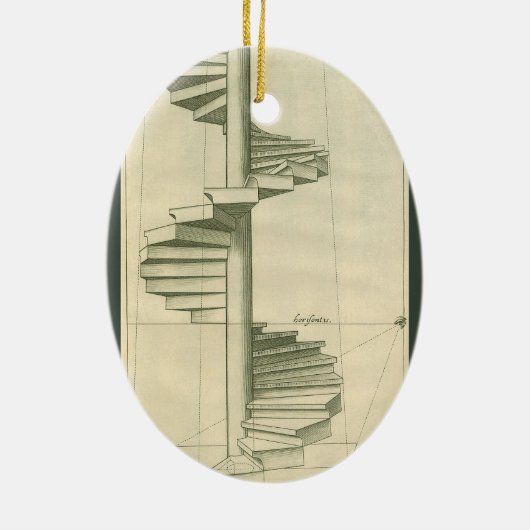  architecturale trappen, werveltrap keramisch ornament (Achterkant)