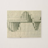 architecturale trappen, werveltrap legpuzzel (Horizontaal)