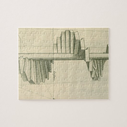  architecturale trappen, werveltrap legpuzzel (Horizontaal)