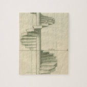 architecturale trappen, werveltrap legpuzzel (Verticaal)