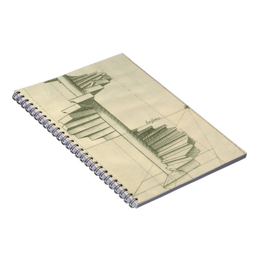  architecturale trappen, werveltrap notitieboek (Rechterzijde)