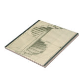  architecturale trappen, werveltrap tegeltje (Zijkant)