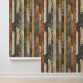 Architecturale verticale strenge vorm  stijl behang