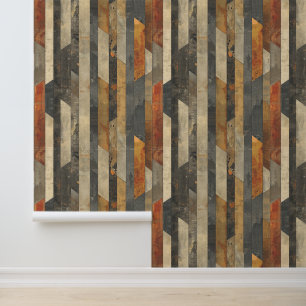 Architecturale verticale strenge vorm  stijl behang