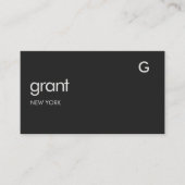 Architecture Black QR Code Visitekaartje (Voorkant)