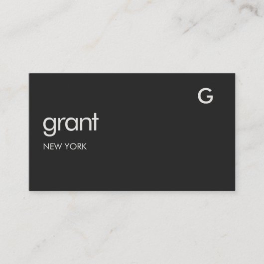 Architecture Black QR Code Visitekaartje (Voorkant)