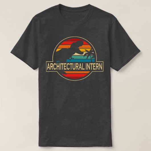 Architecture Intern Dinosaur T-shirt (Design voorkant)