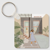 Architecture lover, Star House de Xavier Salas Sleutelhanger (Voorkant)