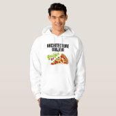 Architecture Major Gift (Pizza) Hoodie (Voorkant volledig)