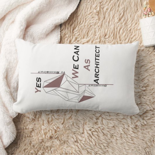 architecture, modern design, geometric art, black kussen (Deken)