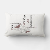 architecture, modern design, geometric art, black kussen (Voorkant)