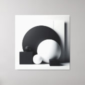 Architecture of Balanced Forms Canvas Afdruk (Voorkant)