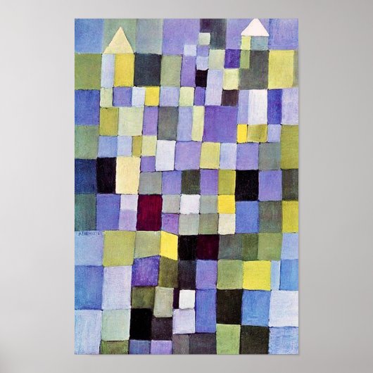 Architecture, Paul Klee Poster (Voorkant)