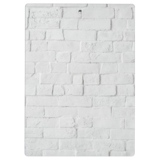 Architecture Texture White brick Klembord (Achterkant)