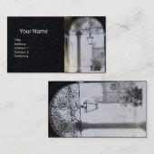 ARCHITECTURELE BINNENKANT MET IJzeren DEUR Zwart p Visitekaartje (Voorkant / Achterkant)