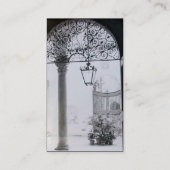 ARCHITECTURELE BINNENKANT MET IJzeren DEUR Zwart p Visitekaartje (Achterkant)